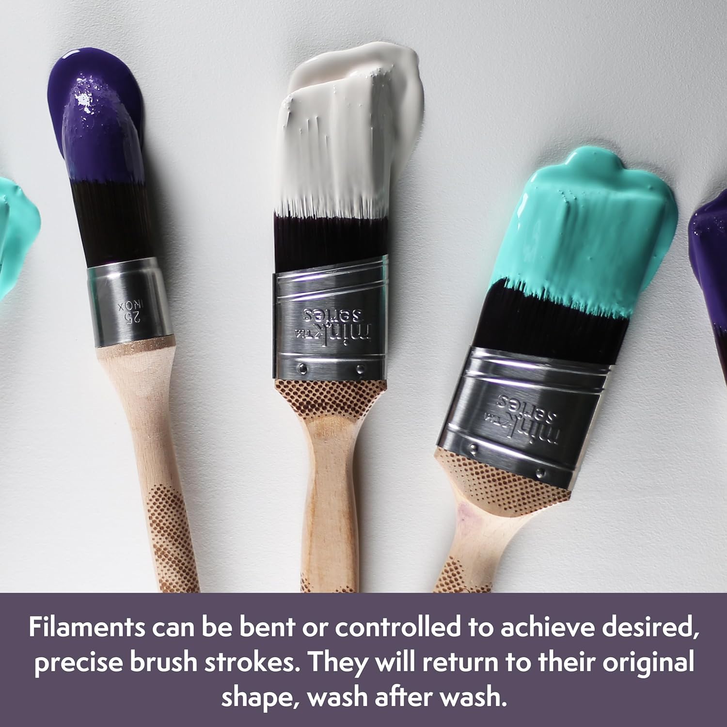 Axus Décor Silk Point Ultra(Mink Series) Paint Brush Filaments & Birchwood Handle - Ideal for Intricate Work & Artistry, Anti-Rust Stainless Steel - Next Generation Brush - 20mm