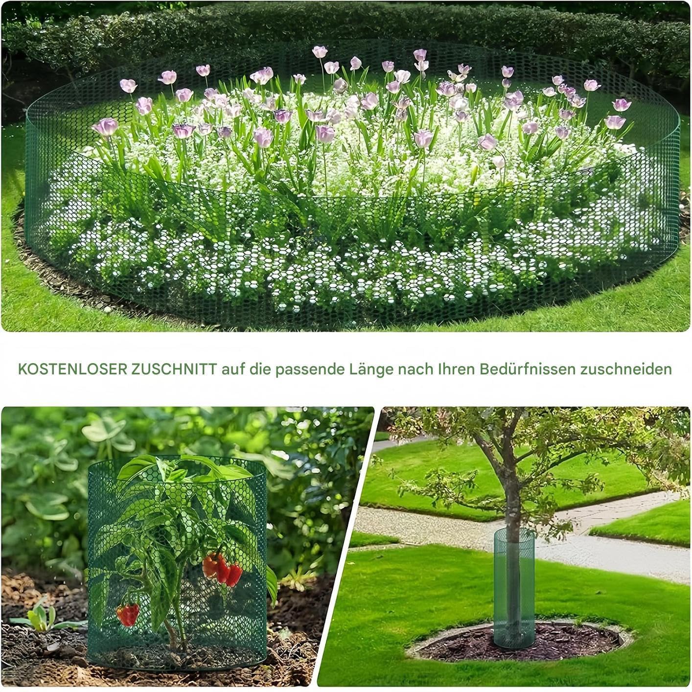 Pflanzenschutz 12 Meter x 40 Zentimeter strapazierfähige | Pflanzenschutzkäfig Für Terrasse Gewächshaus Außenbereich Obstbäume Erdbeeren Heidelbeeren