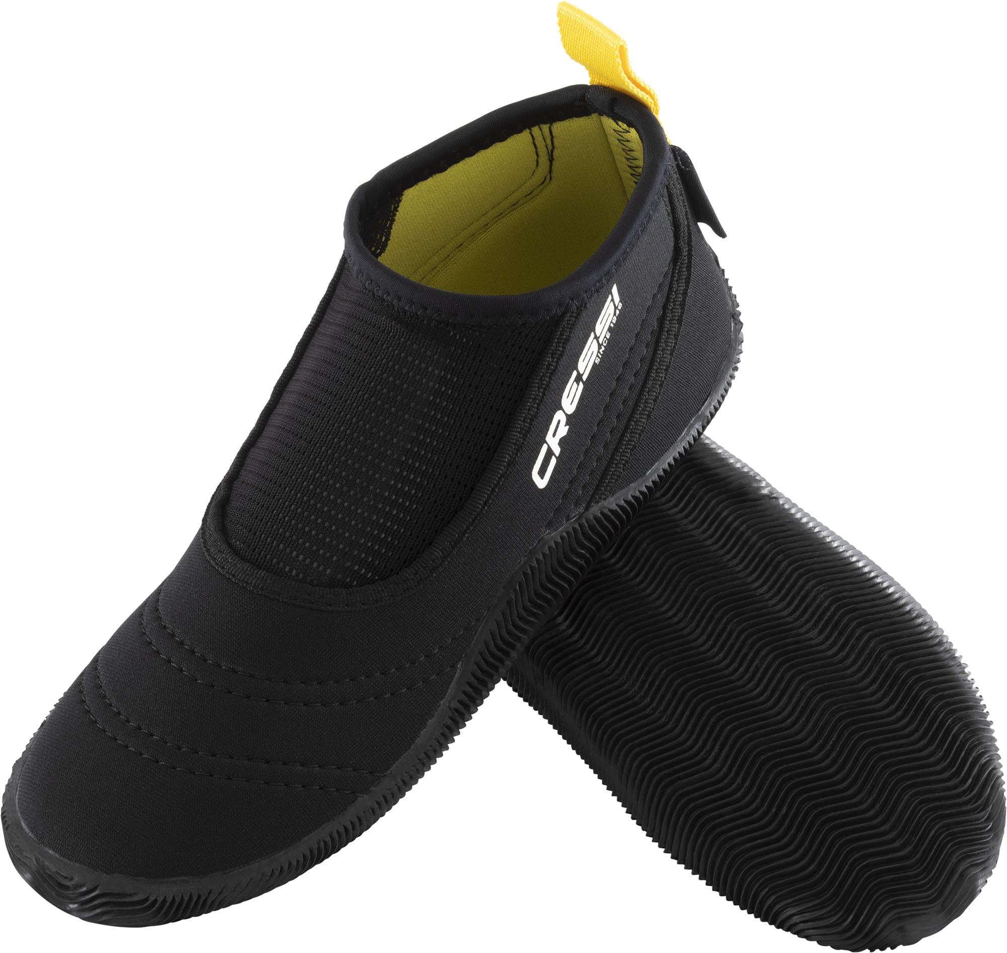 CRESSI Aquatrek Boots - Comoda Calzatura da Acqua Progettata per Gli Ambienti Marini, Nero, Unisex