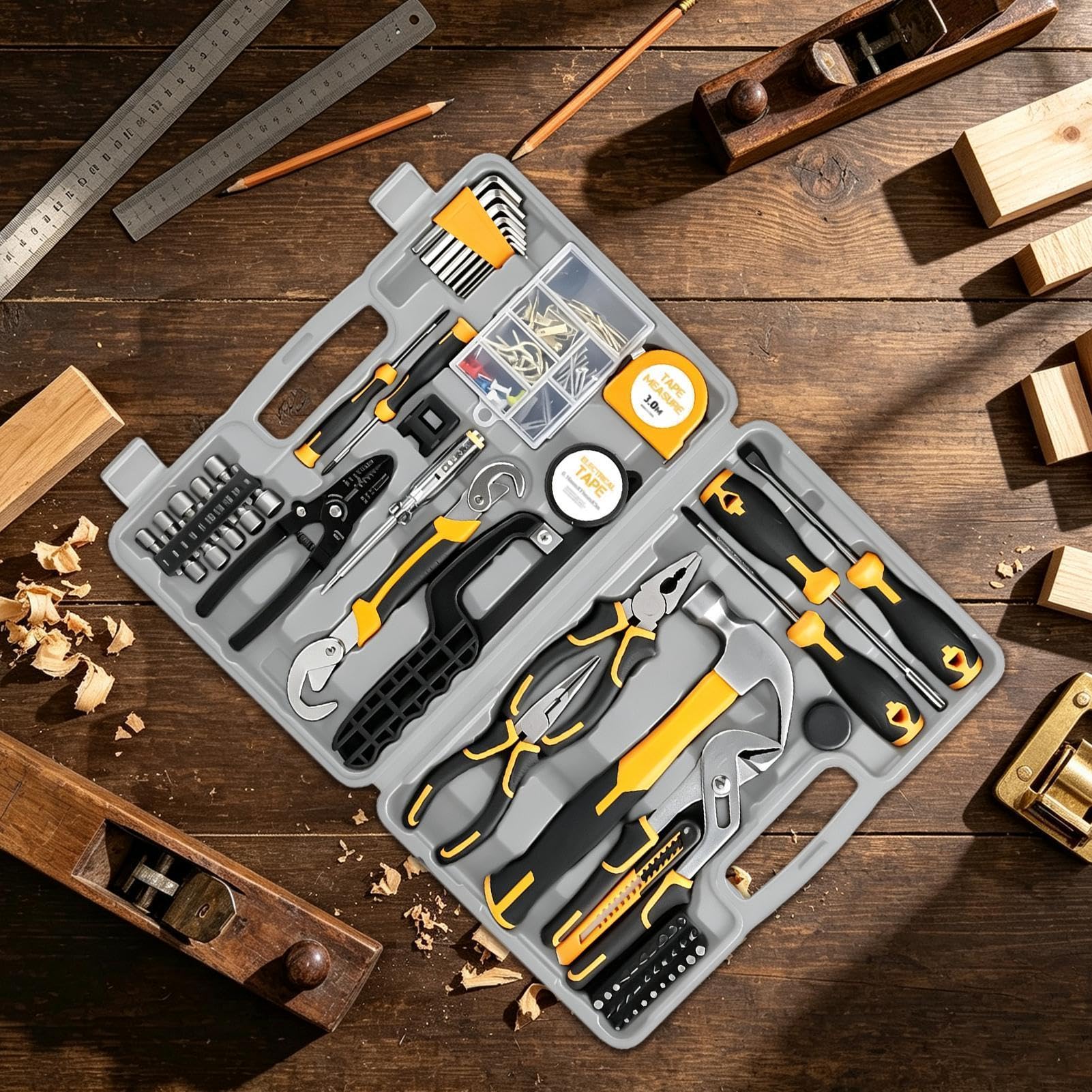 Kit Attrezzi Dormitorio Ragazzi Ferramenta Multiuso di Riparazione 166