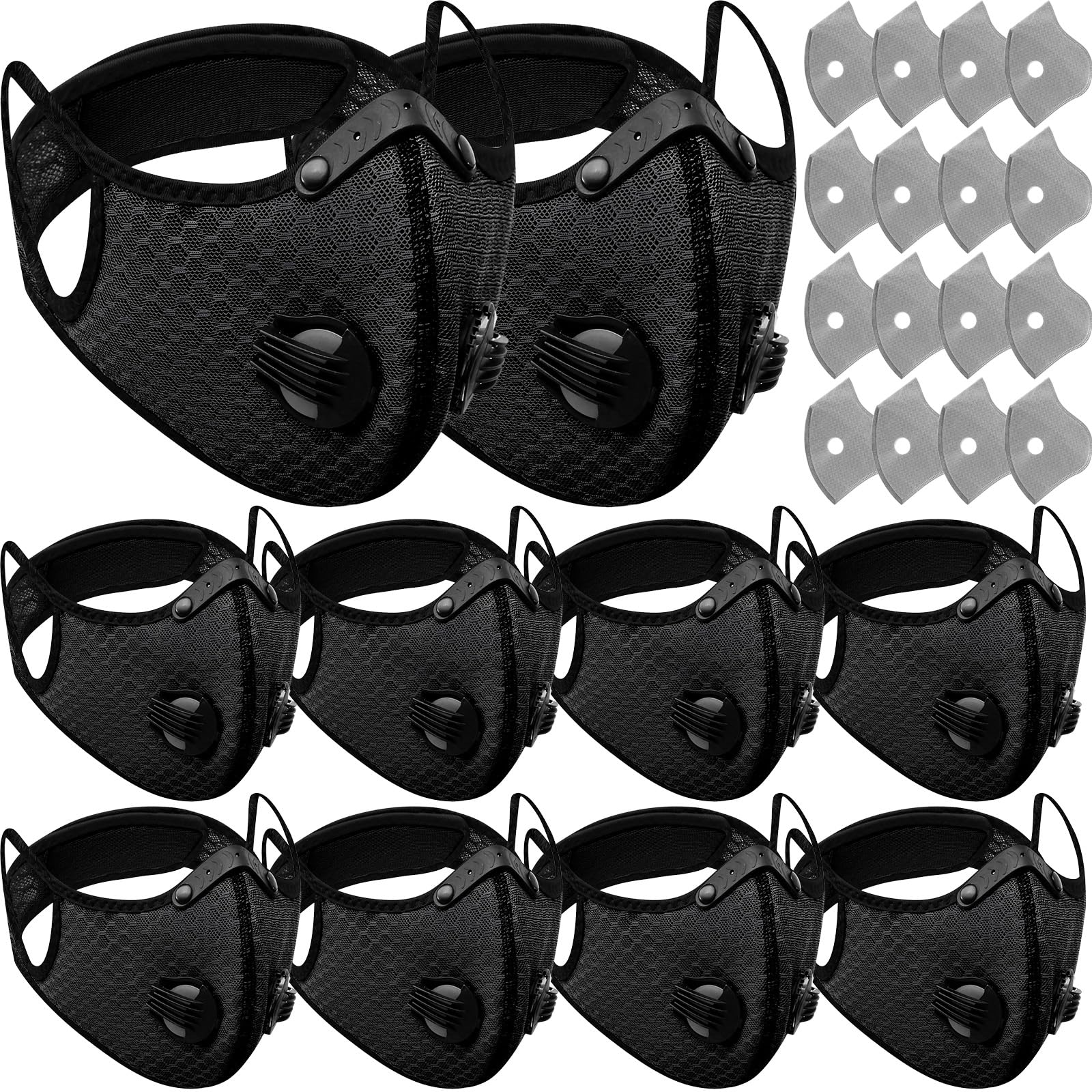Threlaco 6 Pcs Dust Mask Reusable Respirator Mask