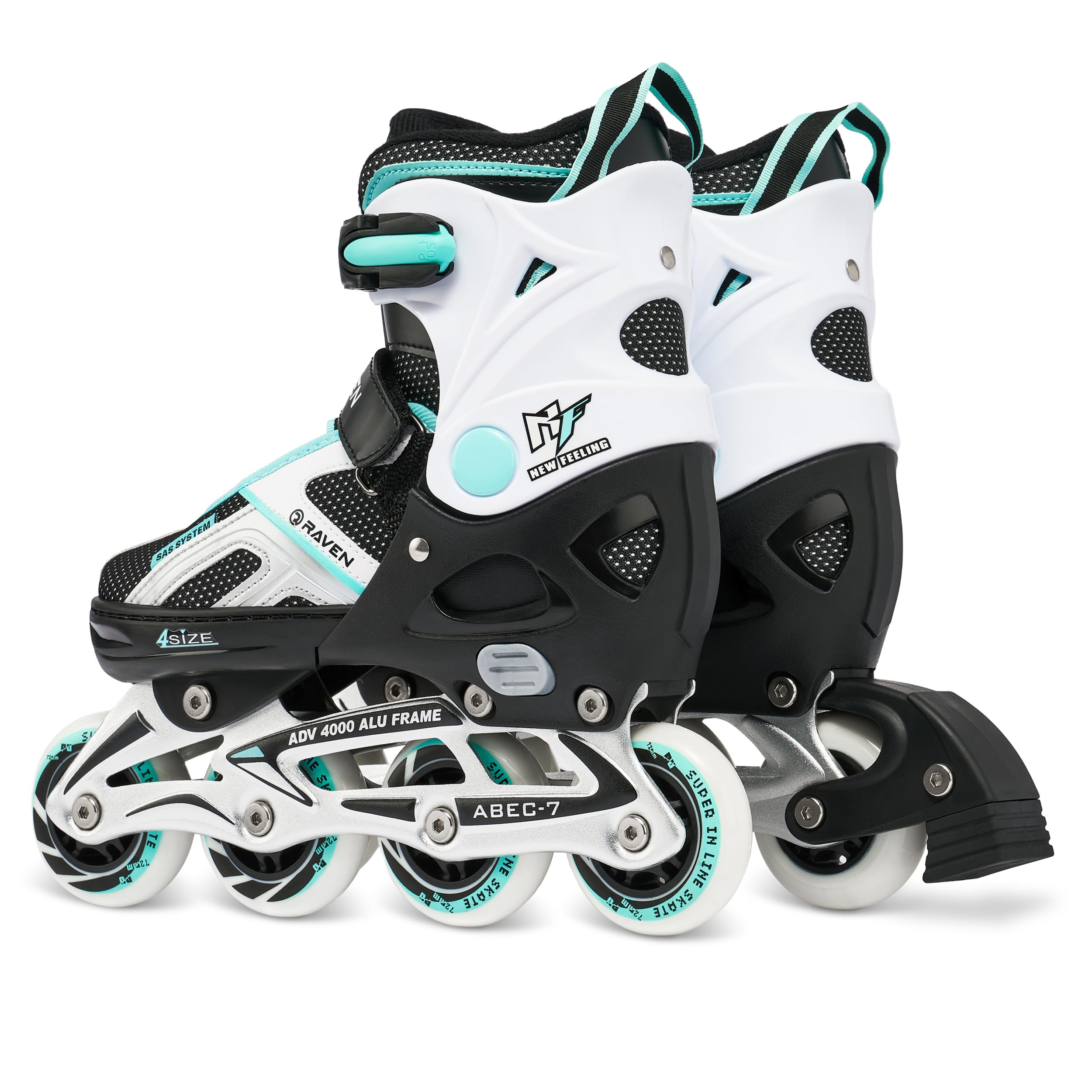 Raven – Patines para niñas, niños, Adultos y niños – Patines con Ruedas – Opción 2 en 1 con Patines de Hielo – Ajustables – Pulse — view 6