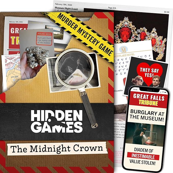 Sista chansen: Epic Games Store ger bort två gratis spel 8 81e0RqvOsfL. AC SX679 Hidden Games: The Midnight Crown – Unsolved Murder Mystery Game – Cold Case File Investigation – Play Detective with Clues and Evidence – Solve The Crime for Game Nights, Parties and Date Nights
