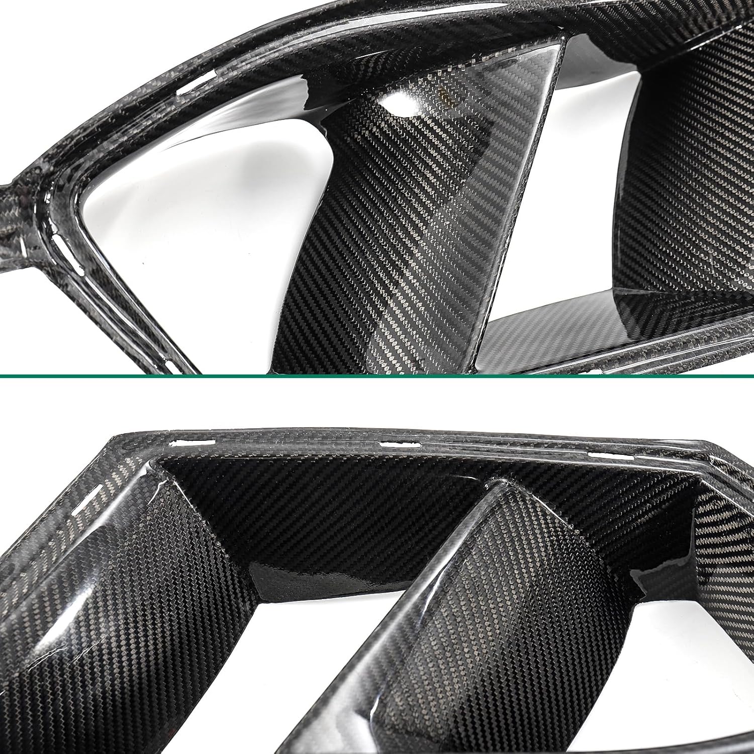 Real Carbon Fiber Front Bumper Air Duct Replacement Compatible with BMW G80 M3 G82 G83 M4 2021-2026