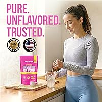 Vista 8 de VELOMIX Creatine for Women - 100% Pure Micronized Creatine Monohydrate for Women Supports Glute, Lean Muscles, Recovery, & Strength 300g Per