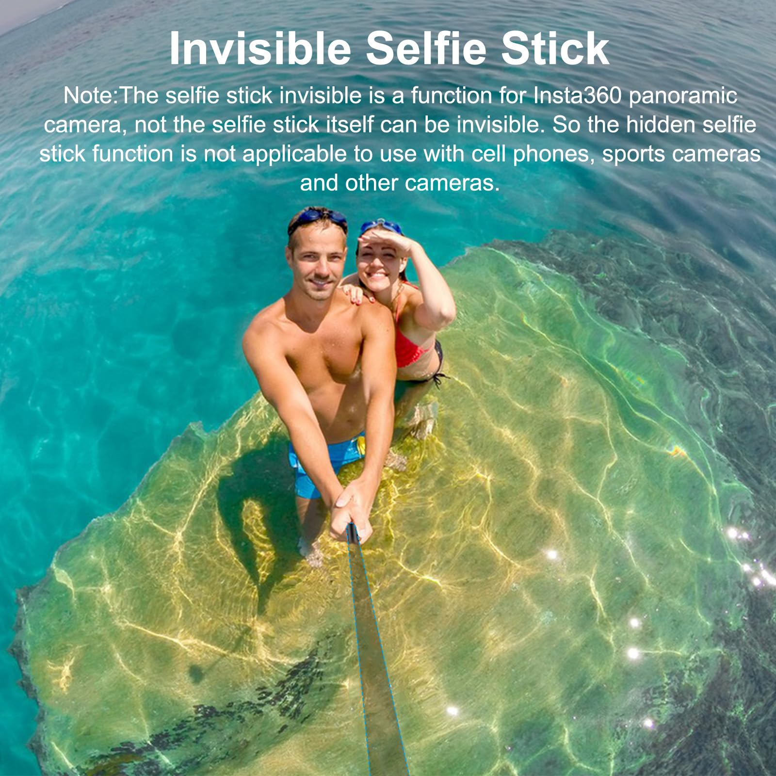 Trípode extensible para selfie de 1,4 m para cámara de acción, materiales de aleación de aluminio, soporte de cámara 2 en 1 para fotos de grupo/vlogging/transmisión en vivo para Insta360/GoPro