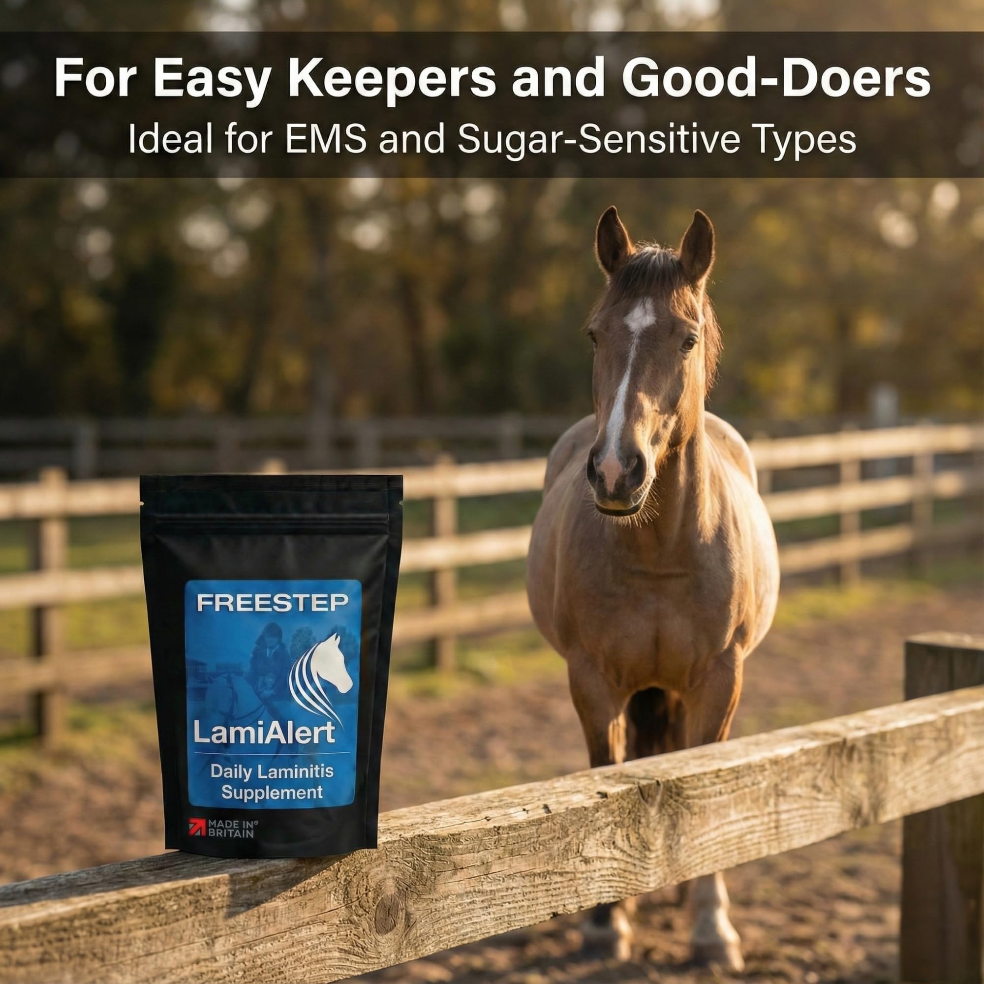 Freestep LamiAlert | Horse Supplement Suitable for Laminitis Prone Horses | Magnesium Powder with Chelated Zinc & Copper | Forage Balancer for Good Doers | Molasses Free & Low Sugar — view 5