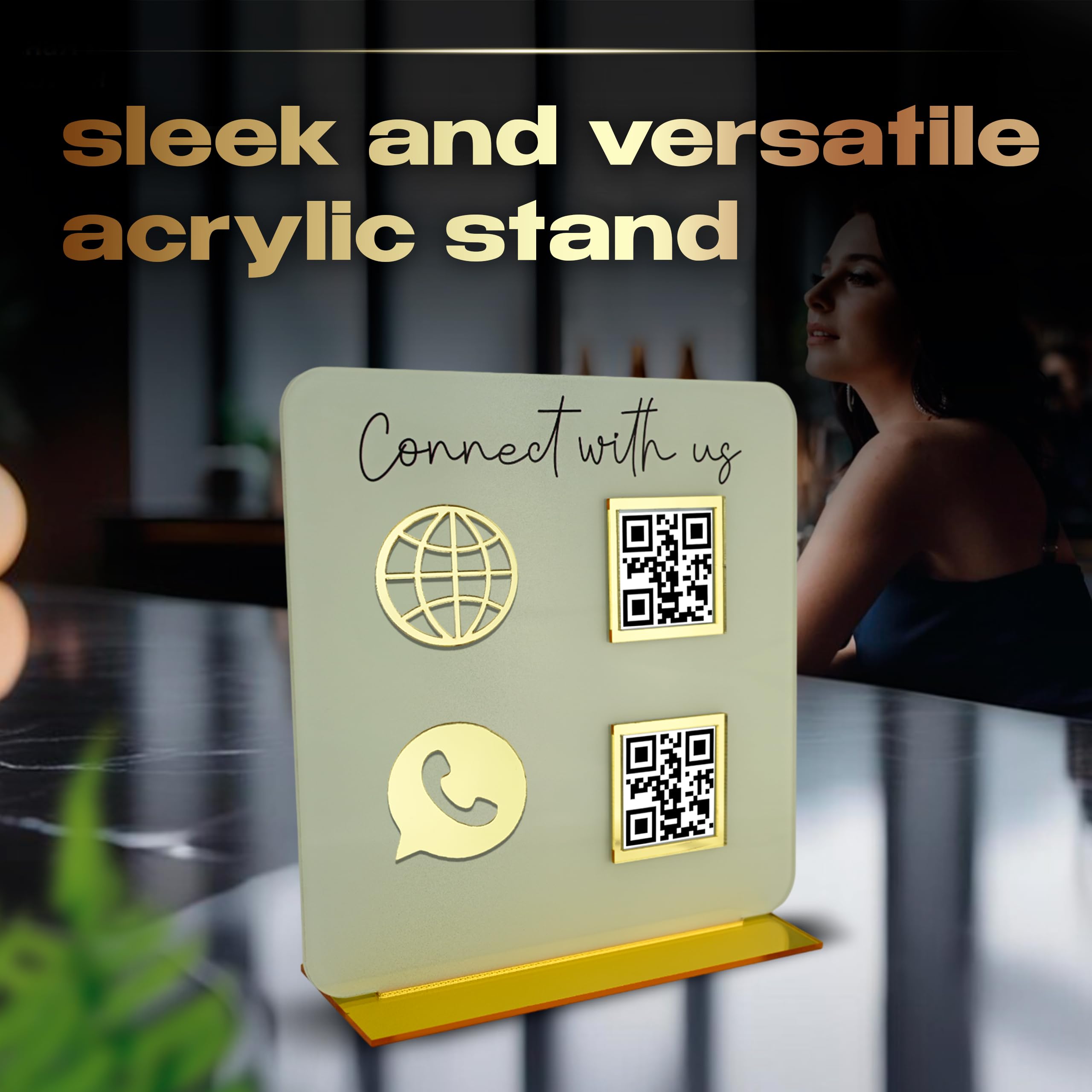 Amazon.com: Skywin QR Code Sign for Business – Social Media & Cash
