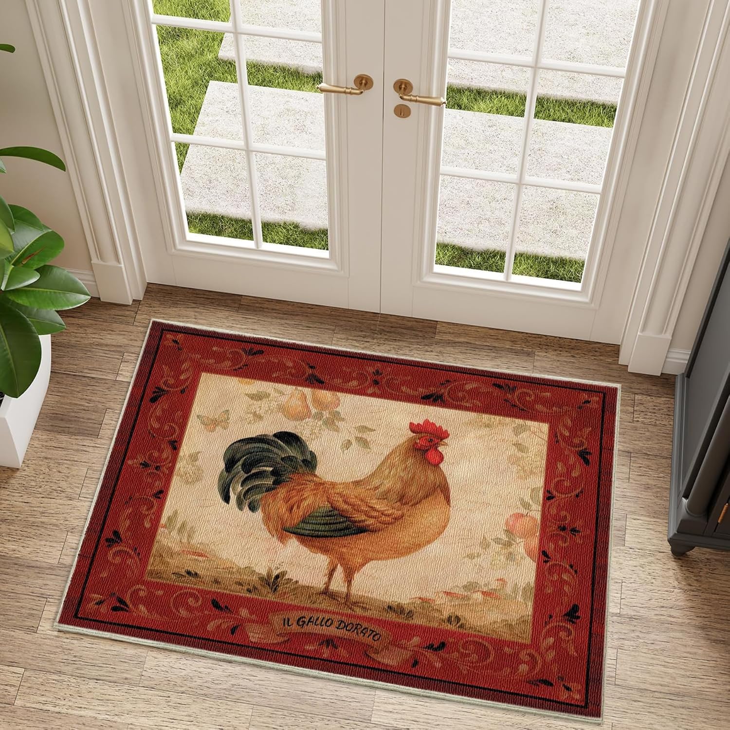 Area Rug 3x4ft/36x48in, Washable Small Entryway Rug, Soft