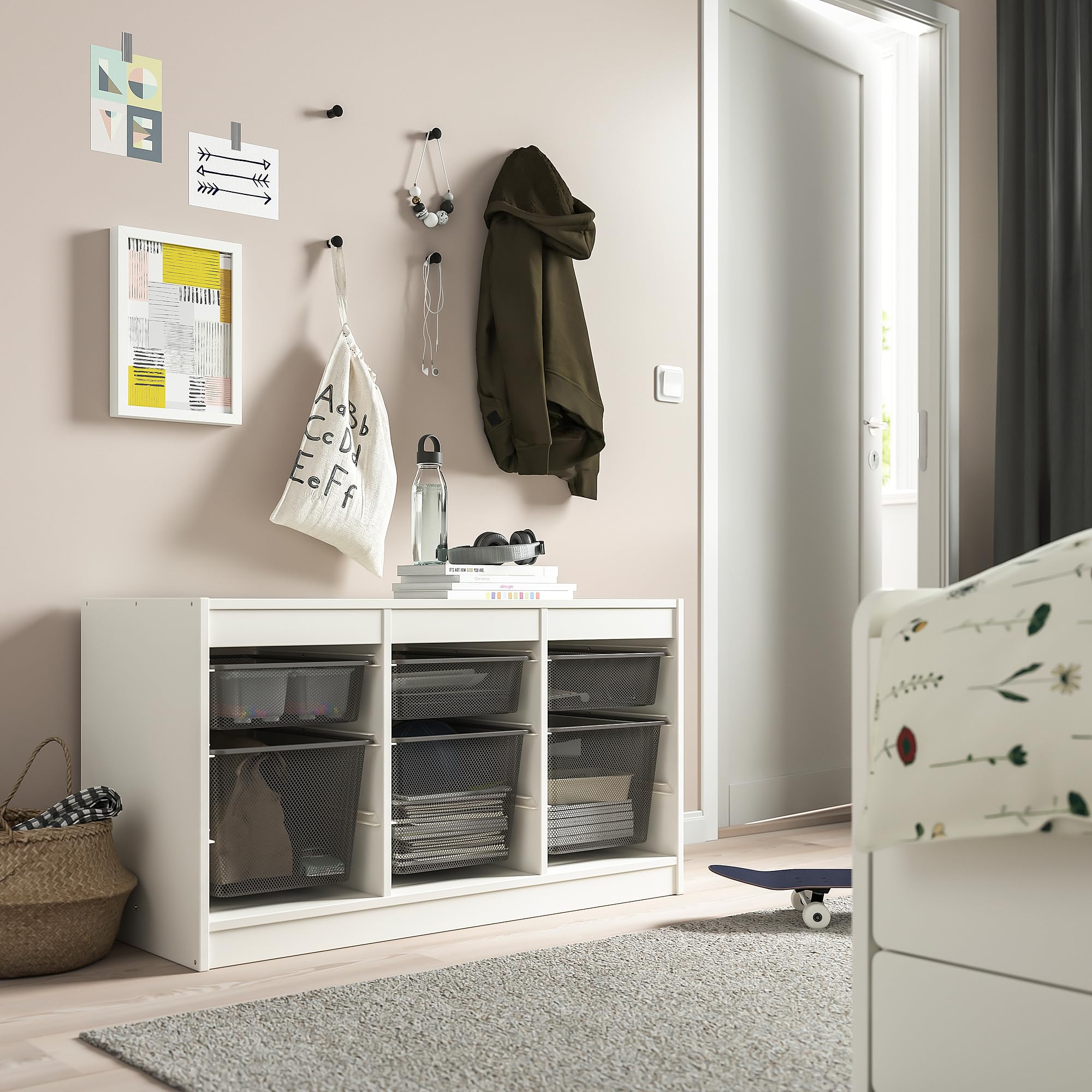 Ikea TROFAST Aufbewahrungskombination Mit Boxen, 99 Produktbild-Vorschau 4