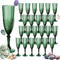Vista 36 de Copas de champán de plástico, copas de champán a granel, copas de vino acrílicas reutilizables irrompibles para bodas, despedidas de soltero