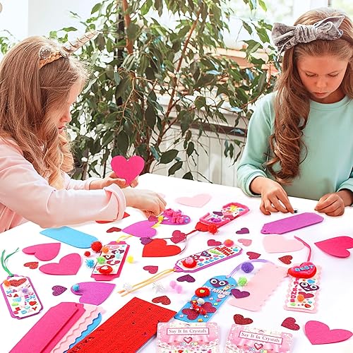 Miniatura 5 de Regalos del día de San Valentín para niños  401 tarjetas del día de San Valentín, kit de manualidades de bricolaje, kits de manualidades de San