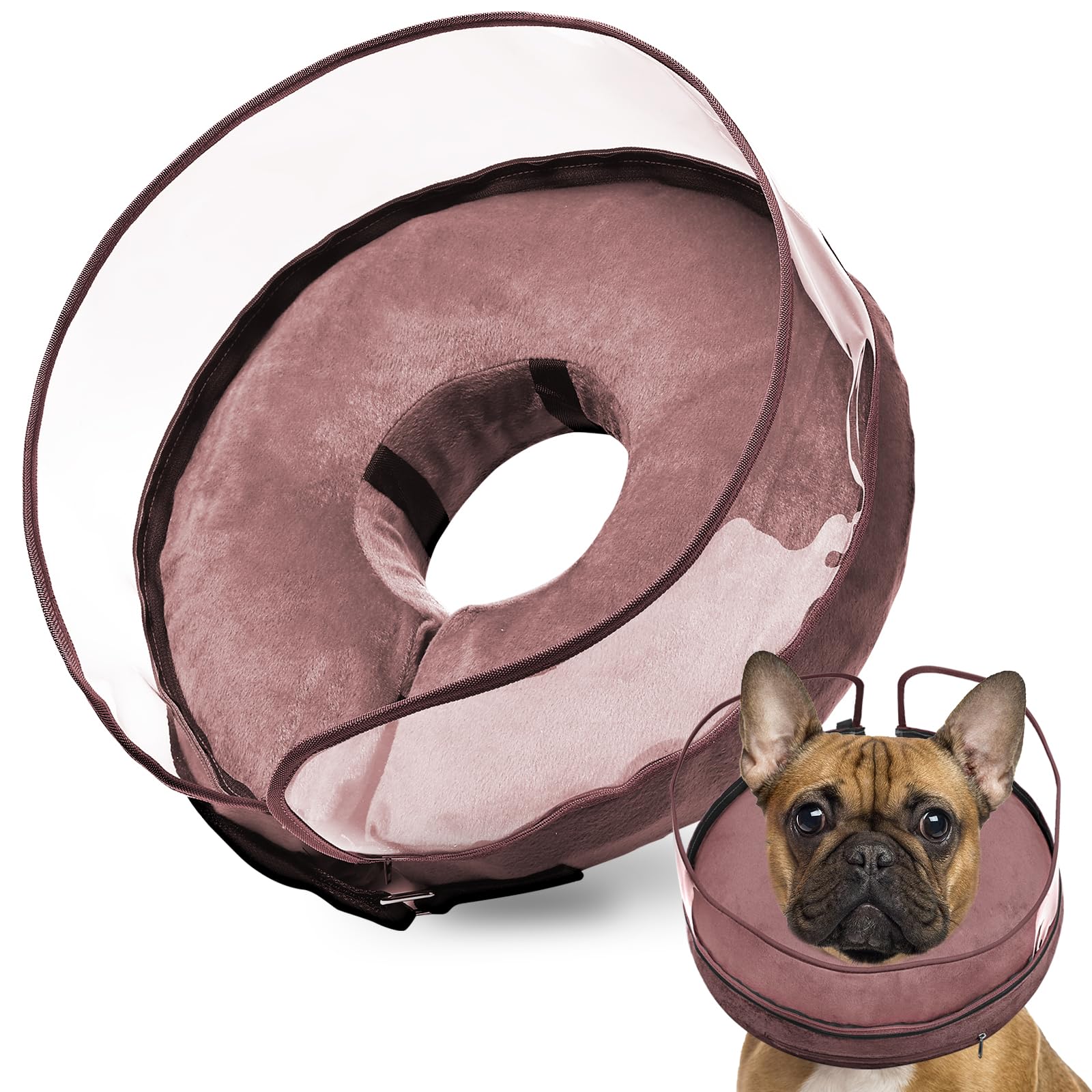 Photo 1 of BARKLESS Inflatable Dog Cone for Medium Dog to Stop Licking with Soft Guard