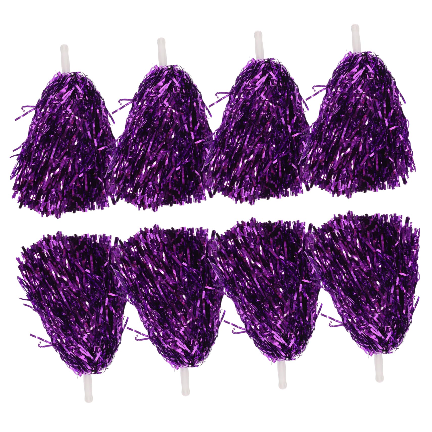 BESPORTBLE 16pièces Pompoms De Cheerleading Métalliques Accessoires De Danse Et Compétitions Sportives Pompons Réutilisables Attrayants pour Événements Sportifs Et Fêtes