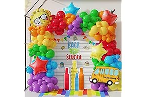 Vibrant Preschool Graduation Balloon Arch Kit