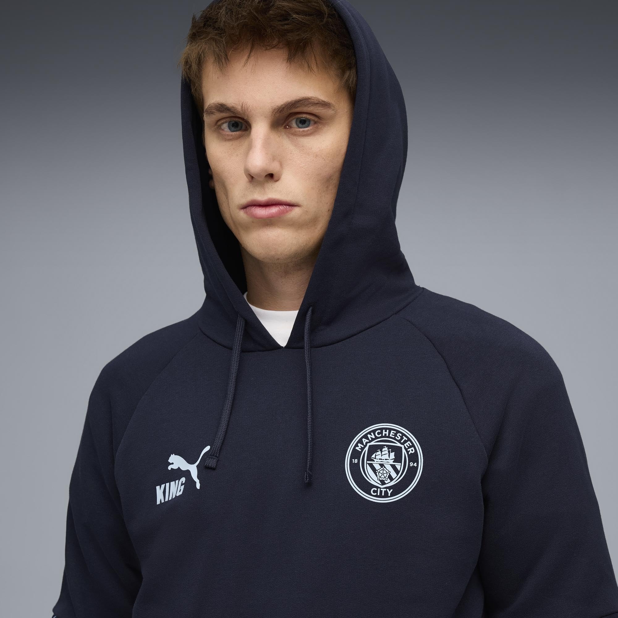 PUMA Sudadera con Capucha Manchester City King Hombre