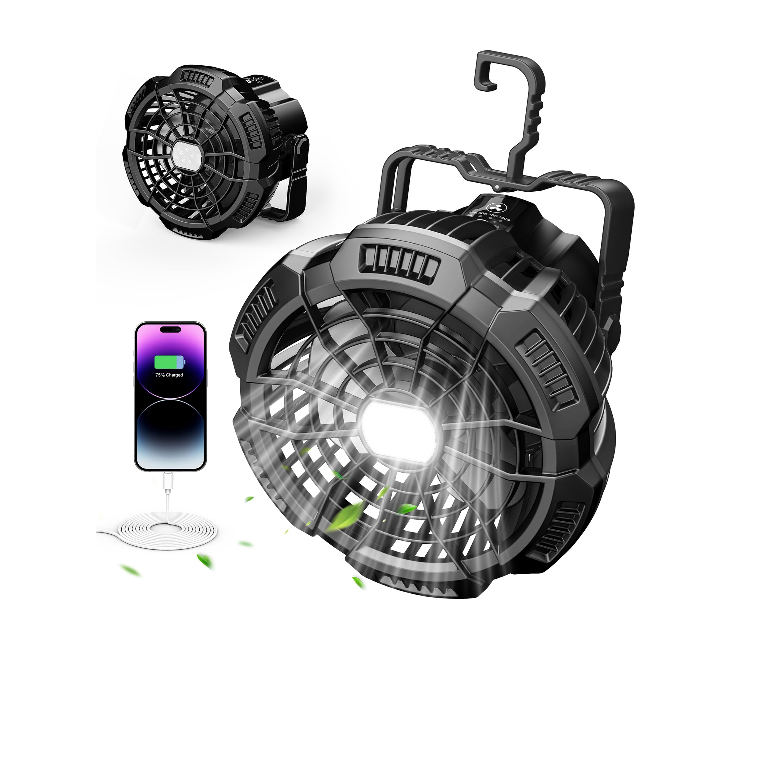 Amazon.com: Portable Camping Fan & Lantern, (40H Max Working