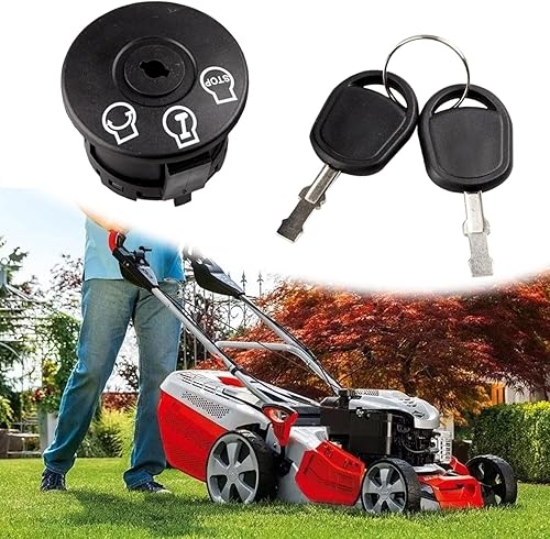 Miniatura 1 de Interruptor de encendido para cortacésped con llave 5 terminales aptos para MTD Craftsman Ariens Bad Boy Zero Turn Lawn Tractor, John Deere GY00191