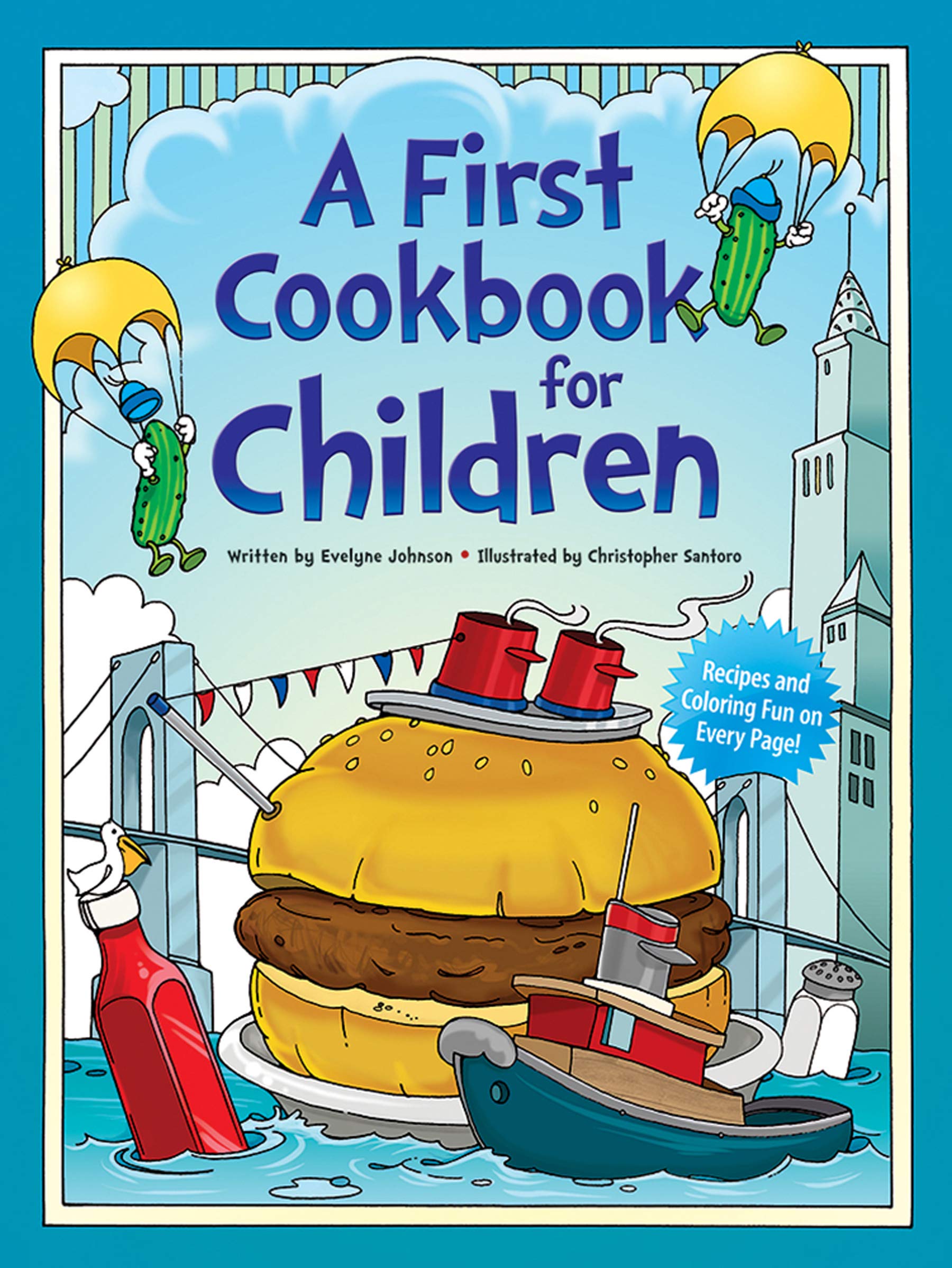 A First Cook Book for Children: With Illustrations to Color (Dover Children's Activity Books)