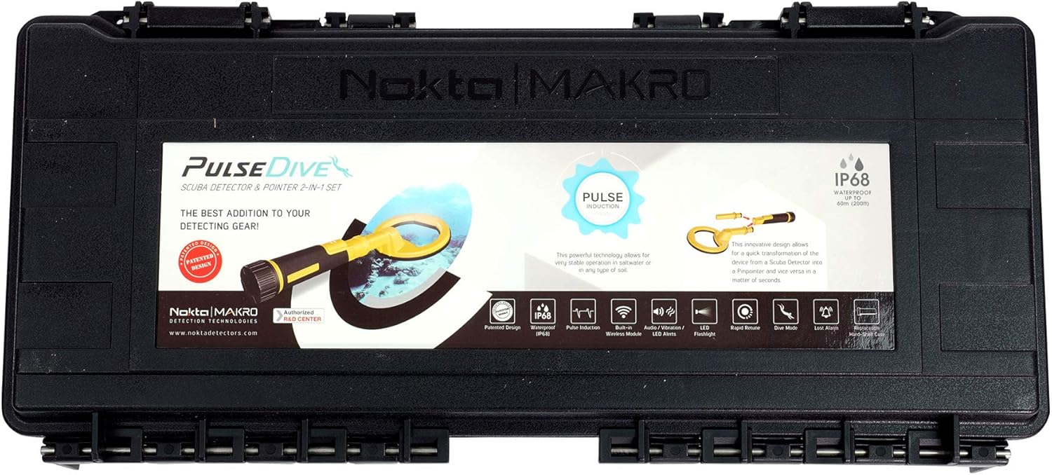 Nokta Makro Pulsedive Scuba Detector Pulsedive Hard-Shell Carrying Case