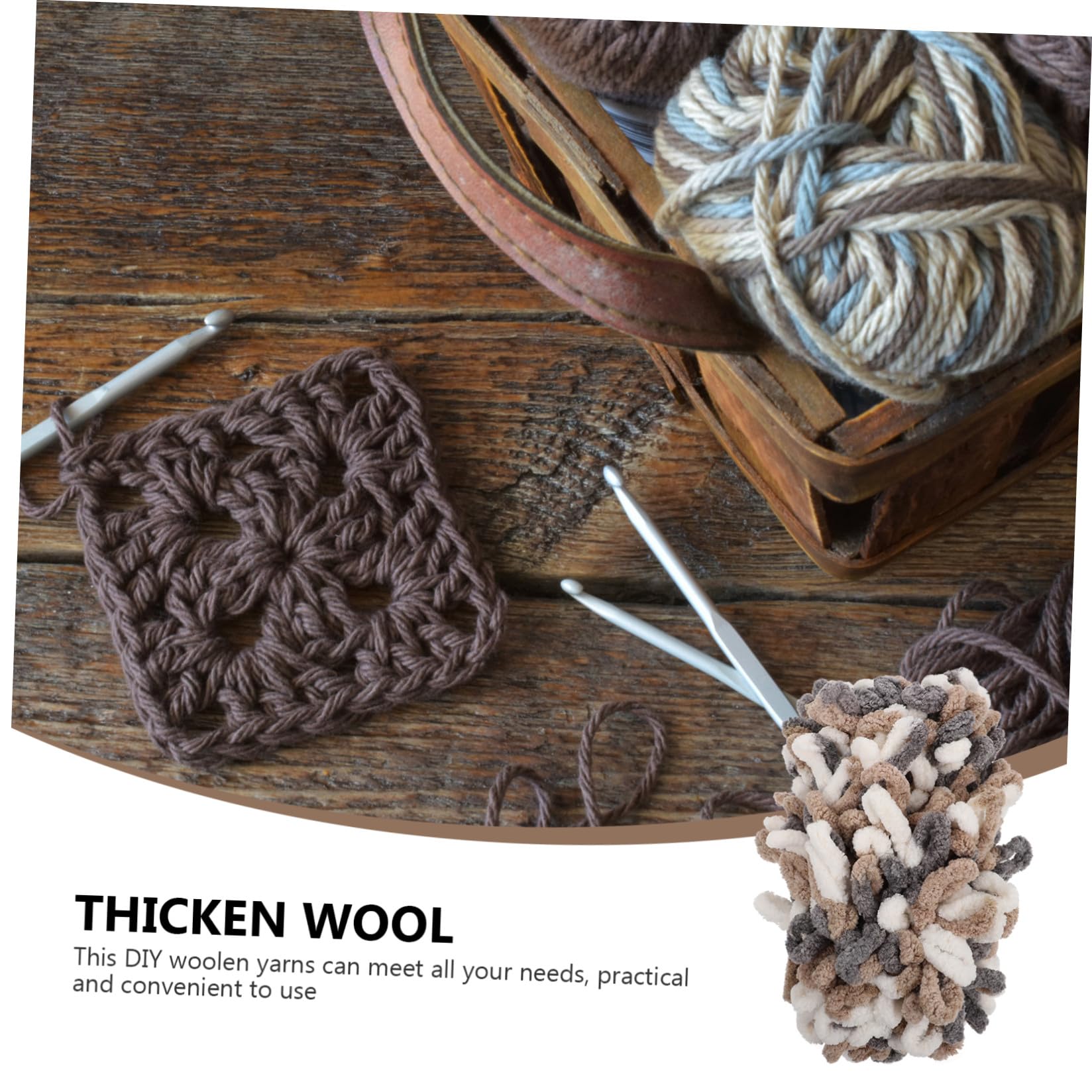STOBOK 3rollen Wolle Garn Für Handstrickprojekte Weiche Atmungsaktive Wollgarne Schals Decken Mützen Und Mehr Für Kreative Bastelarbeiten