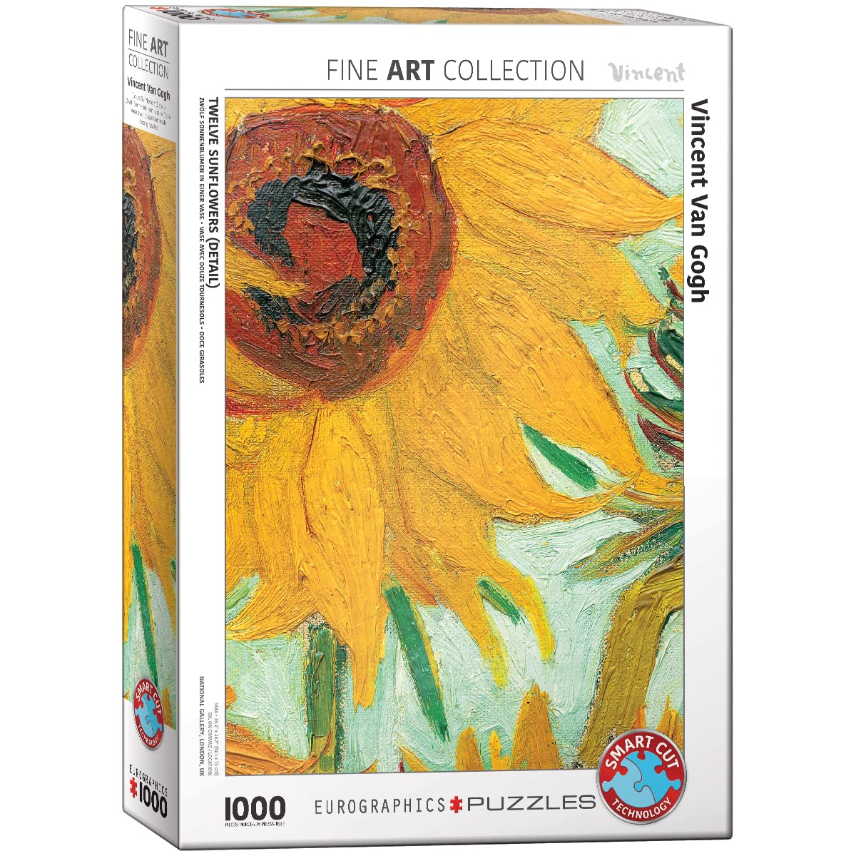 Amazon.com: Sunflowers by Vincent Van Gogh 1000-Piece Puzzle