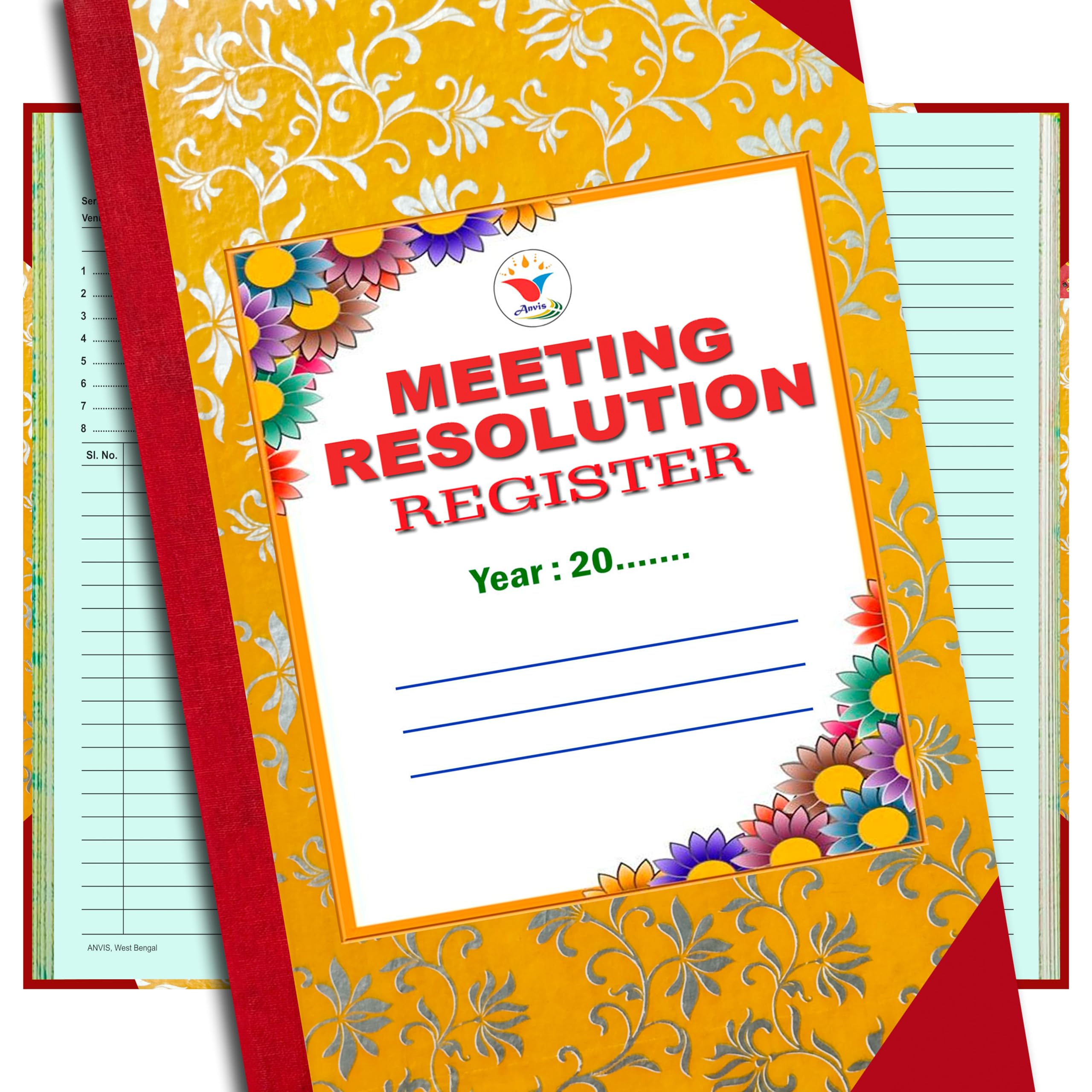 Meeting Resolution Register in Bengali/English | 50 Sheets | 100 Pages | Hard bound [Unknown Binding]-image-28