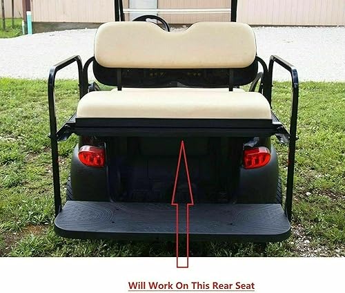 Miniatura 4 de Huskey - Fundas de asiento para carrito de golf delantero y trasero para EZGO y Club Carvarios colores, material de vinilo de grado marino,
