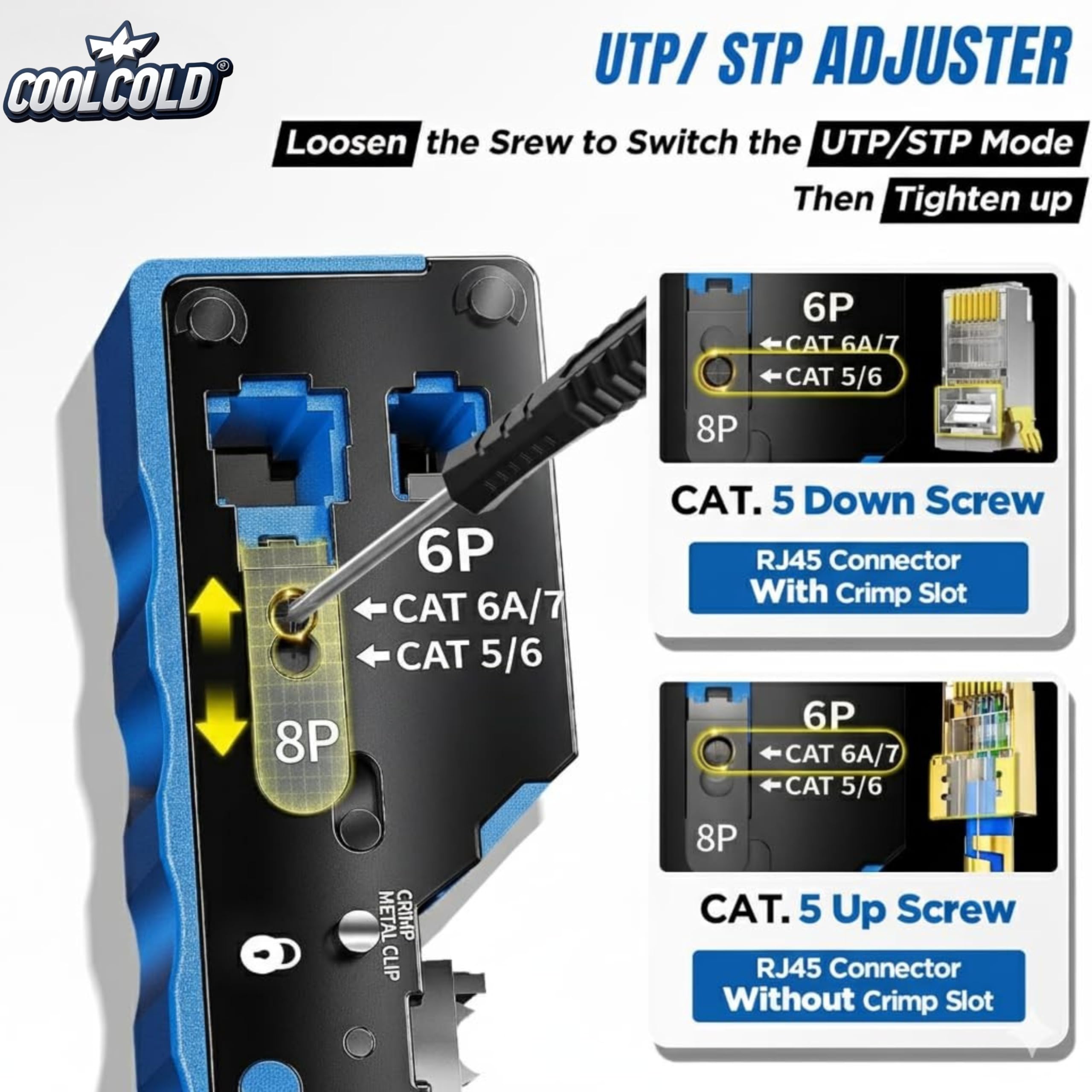 COOLCOLD Lan Tester | 4 In 1 Remote Cable Tester RJ45, RJ11, USB and BNC LAN Network Cable Cat5 Cat6 Wire Tester for UTP STP Telephone LAN Cables Tracker Detector Tool (Battery Included) 2