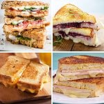 Grille-pain Nostalgia Deluxe pour sandwichs au fromage grillé avec paniers de grillage faciles à nettoyer - Molette de réglage de la cuisson et fentes extra larges - Jaune
