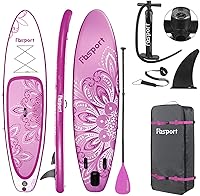 Vista 1 de FBSPORT Tabla de remo inflable de alta calidad de 10 pies 6 pulgadas, tabla de yoga con accesorios duraderos de SUP y bolsa de transporte. Posición