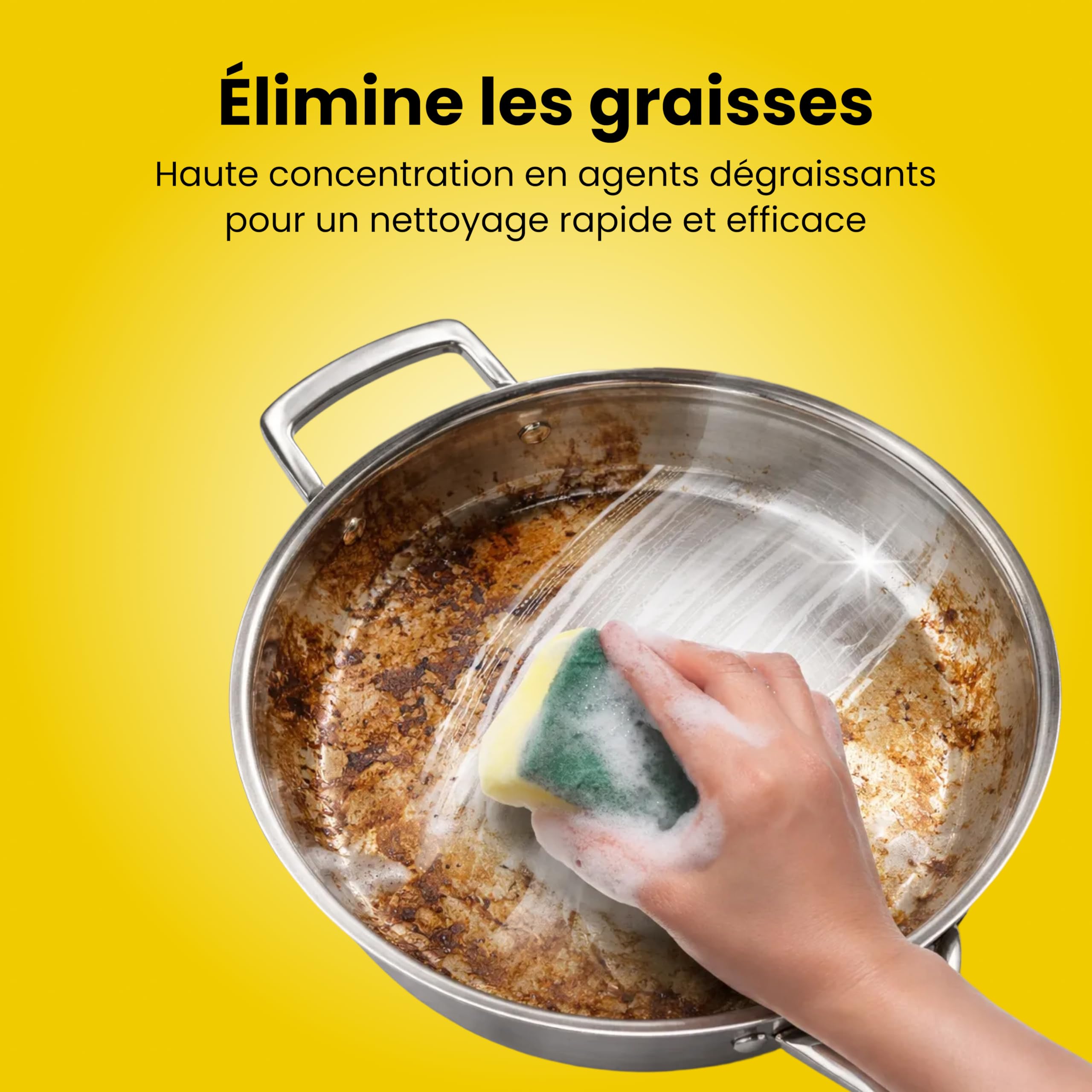 Liquide Vaisselle Manuel 5L - Produit Vaisselle Liquide PLONGY’LAV en Bidon - Produit Dégraissant Parfum Citron - Grand Format Économique pour Usage Intensif - Made in France