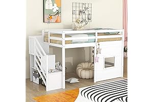 Bellemave Toddler Bunk Bed for Kids Small Space