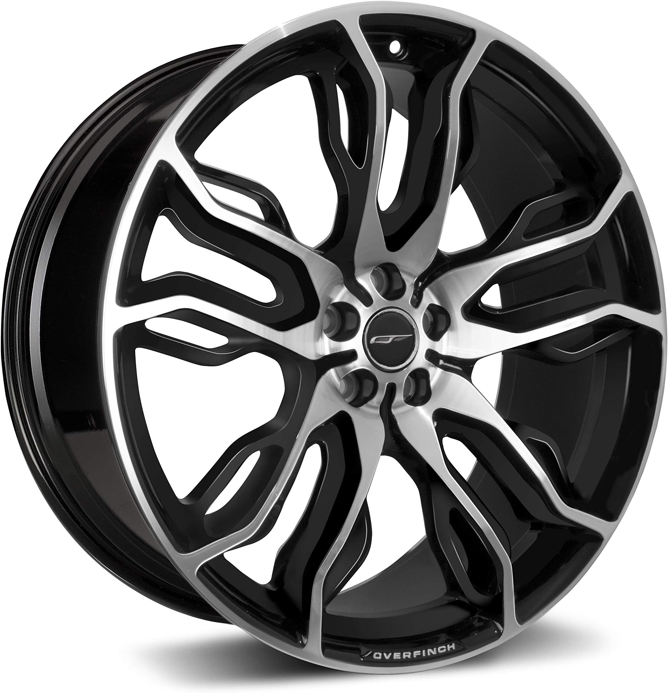 Overfinch 22" Estrella Mirror Cut finish Alloy Wheels for Range Rover Evoque/Velar & Land Rover Discovery Sport