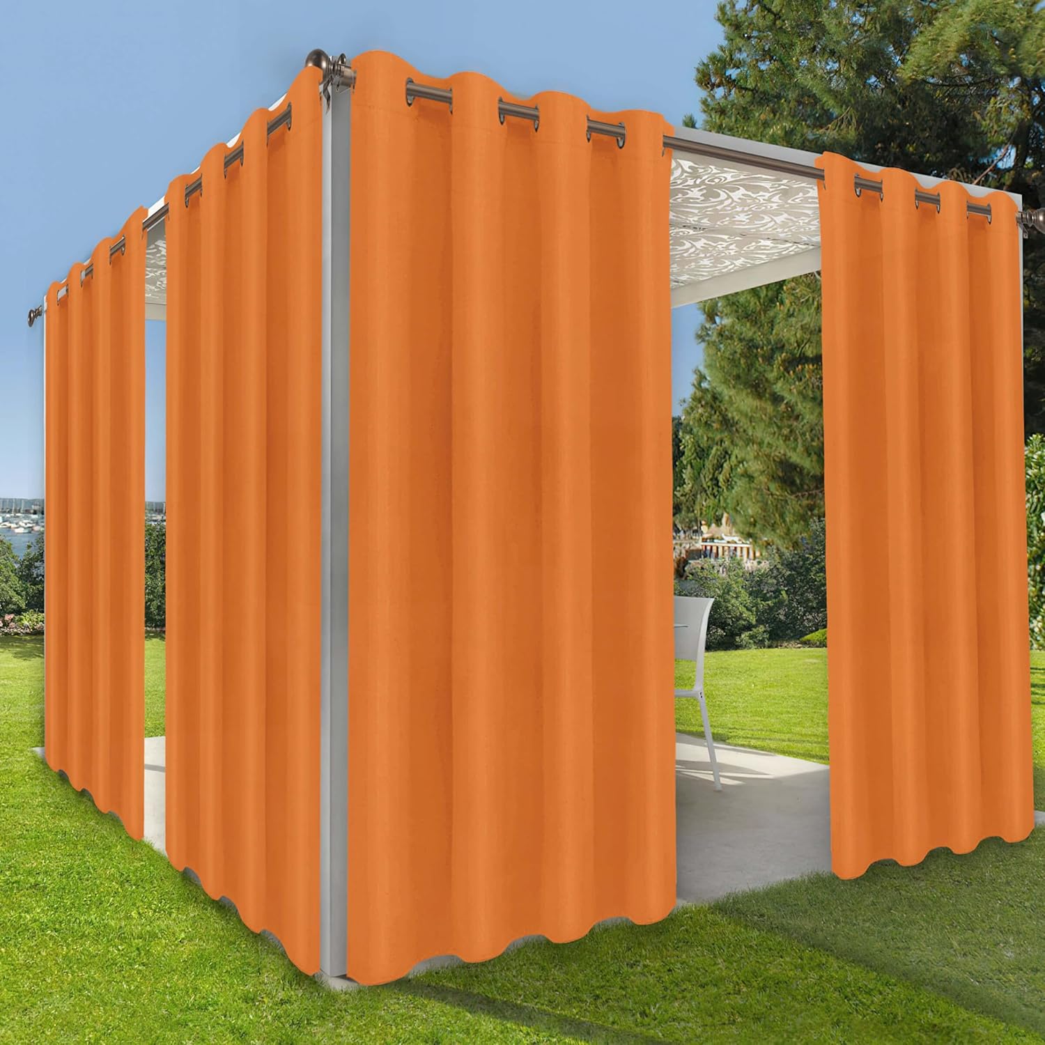 OutdoorLines Waterproof Indoor Outdoor Curtains for Patio