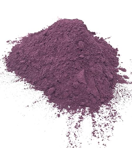 Polvo de batata morada (ñame morado, ube) - 100% natural - Delicioso polvo de batata cruda que cambia de color | Añadir a cereales, gachas, yogur,