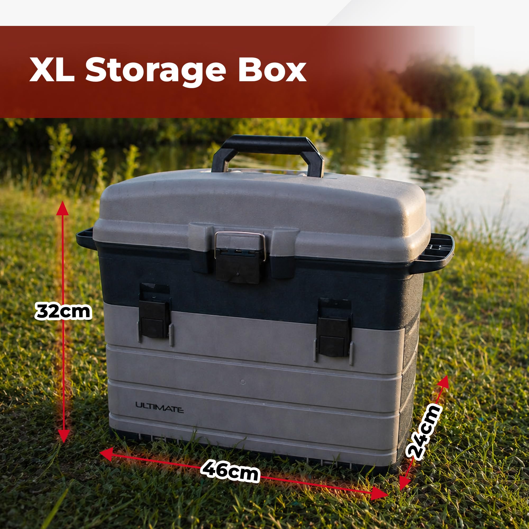 Ultimate XL Storage Box Inkl. 3 Tackleboxen - Angelkoffer