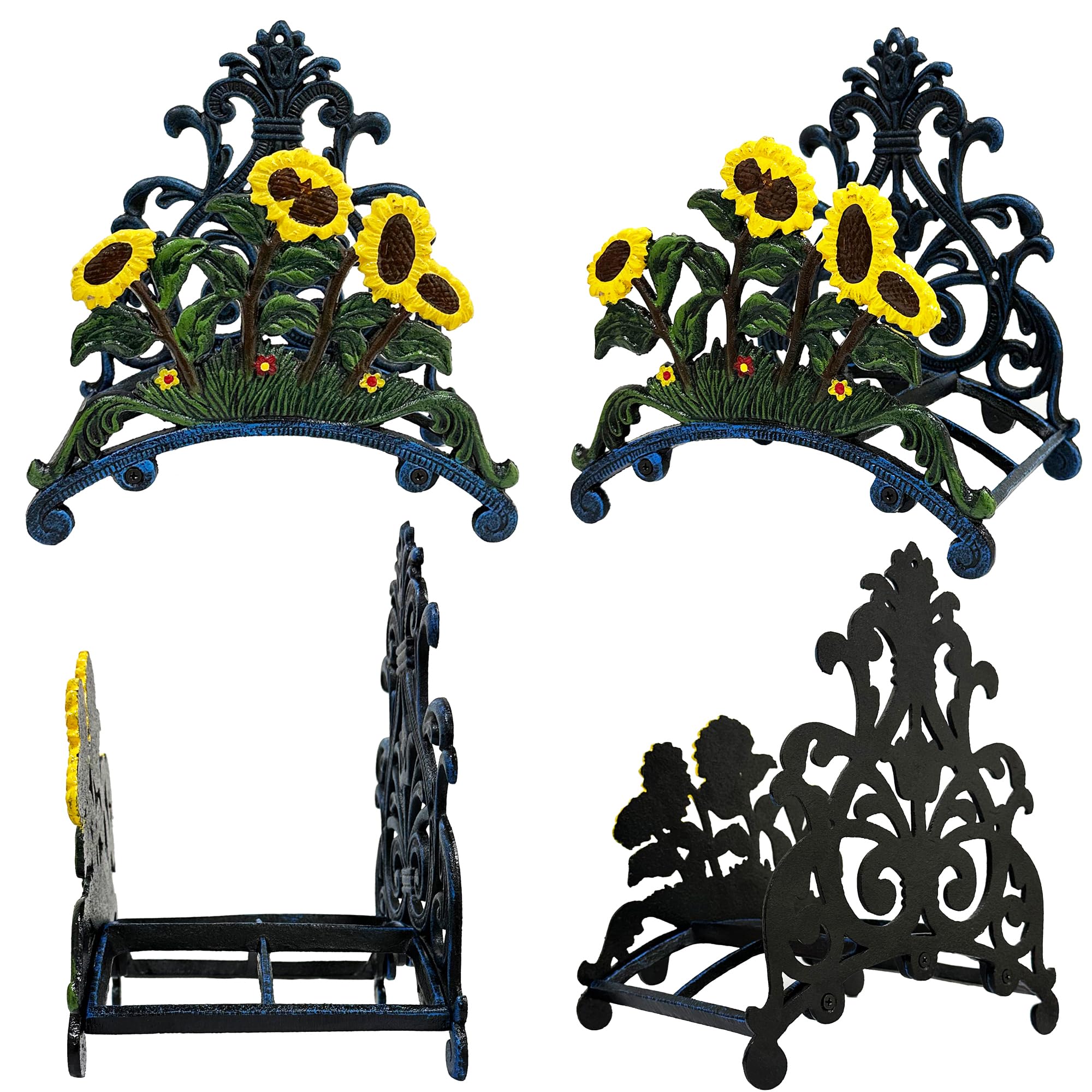 Soporte de manguera de jardín montado en la pared, soporte de manguera de agua de hierro fundido resistente para interiores y exteriores, decoración de jardín y patio, colgador de tubería de agua,