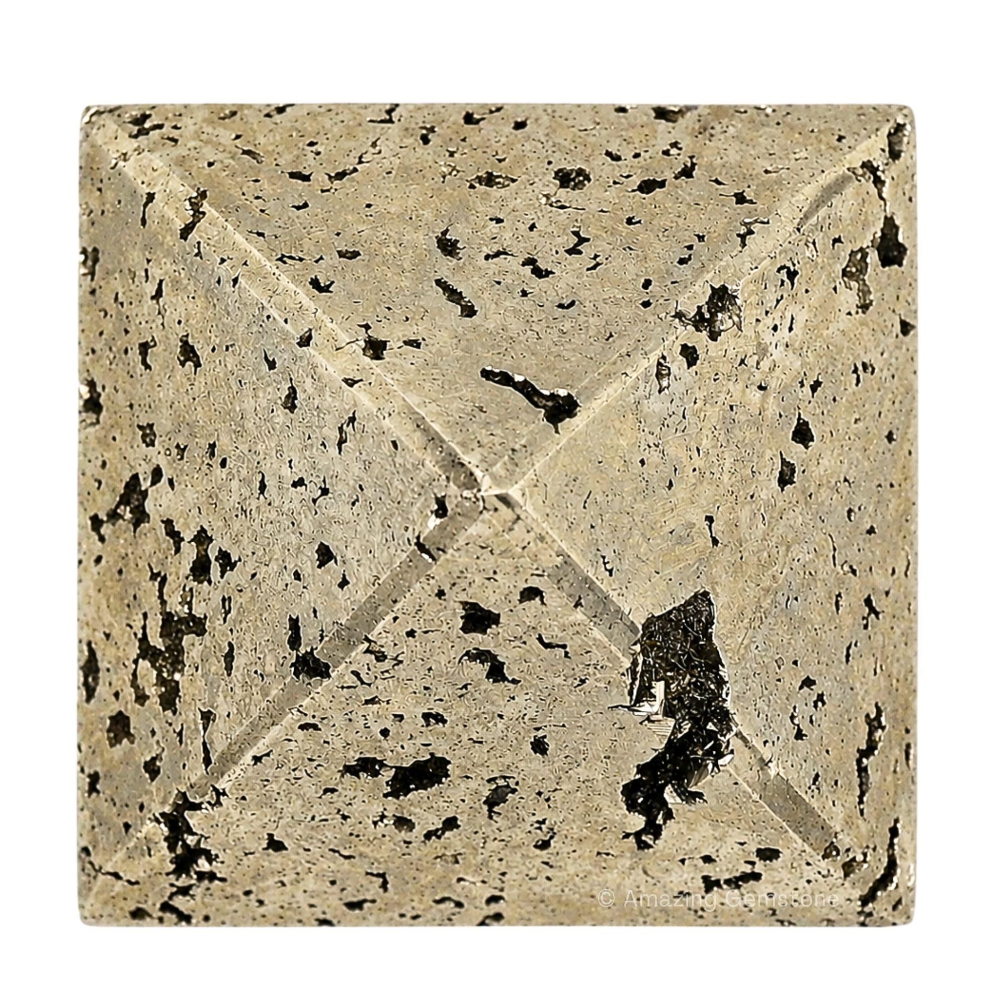 Amazing Gemstone Piramide grezza in cristallo curativo, 5,1 cm, grande piramide di pietra naturale per meditazione, Reiki, bilanciamento dei chakra e griglia piramidi di cristallo