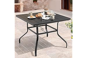 Nuu Garden 37" Square Outdoor Patio Table