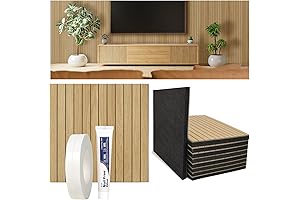 Aboofx Acoustic Panels for Wall: Premium Peel and Stick Wood Panels for Interior Decor