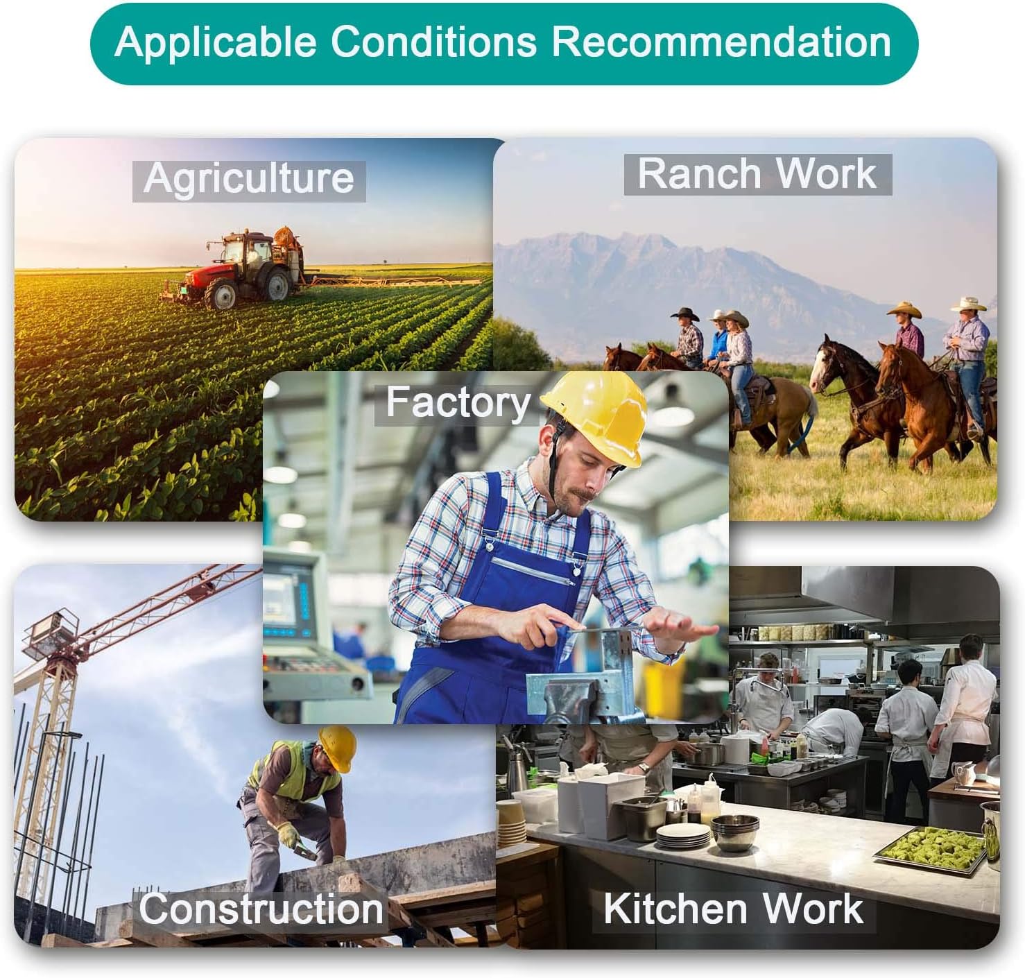 Men's Work Boots Soft Toe Slip On Waterproof Slip Resistant Anti-Puncture Safety Work Shoes,Black,7.5,802 - Image 3