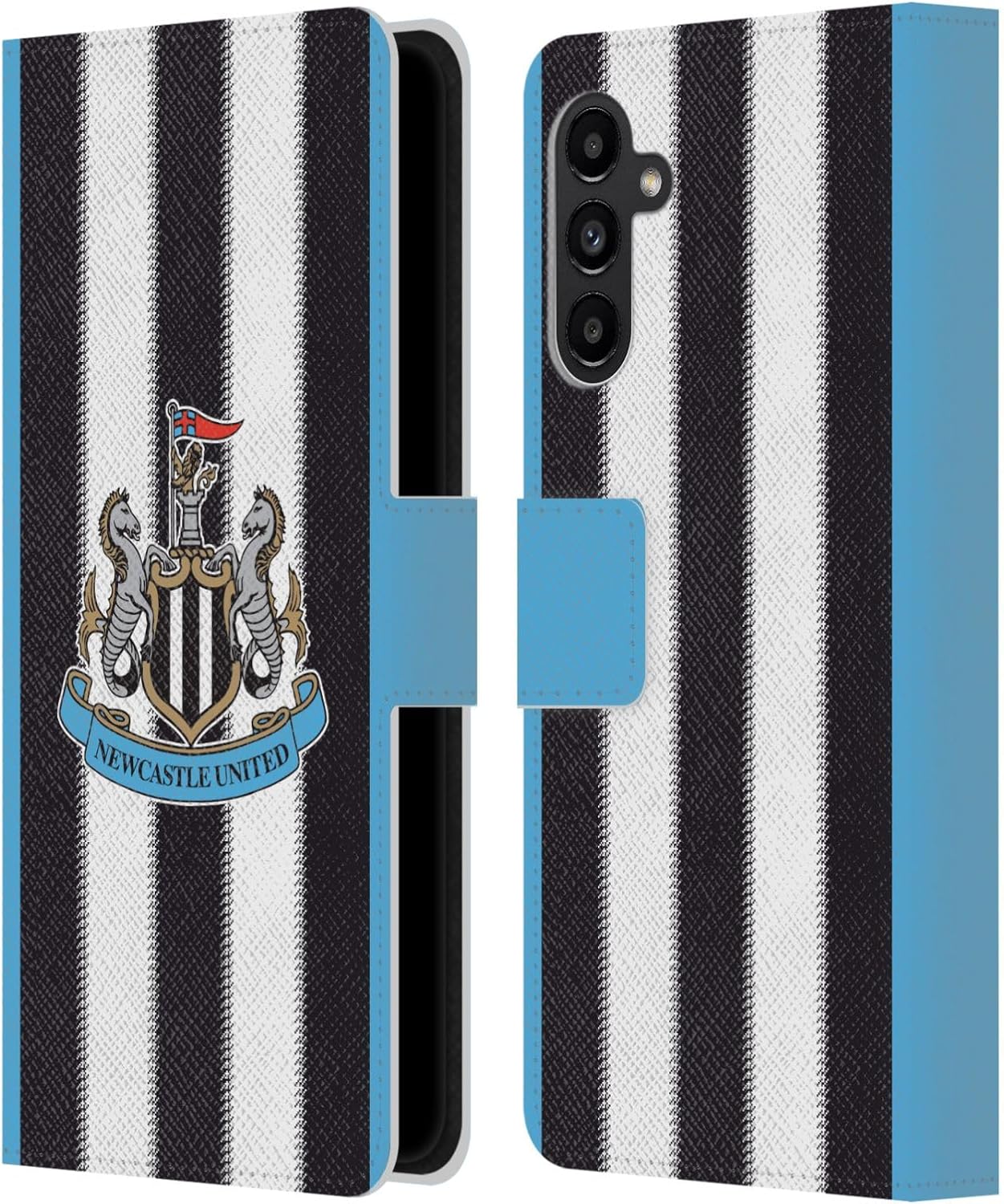 Head Case Designs Officially Licensed Newcastle United Football Club Home 2025/26 Crest Kit Leather Wallet Case Compatible with Samsung Galaxy A13 5G (2021)
