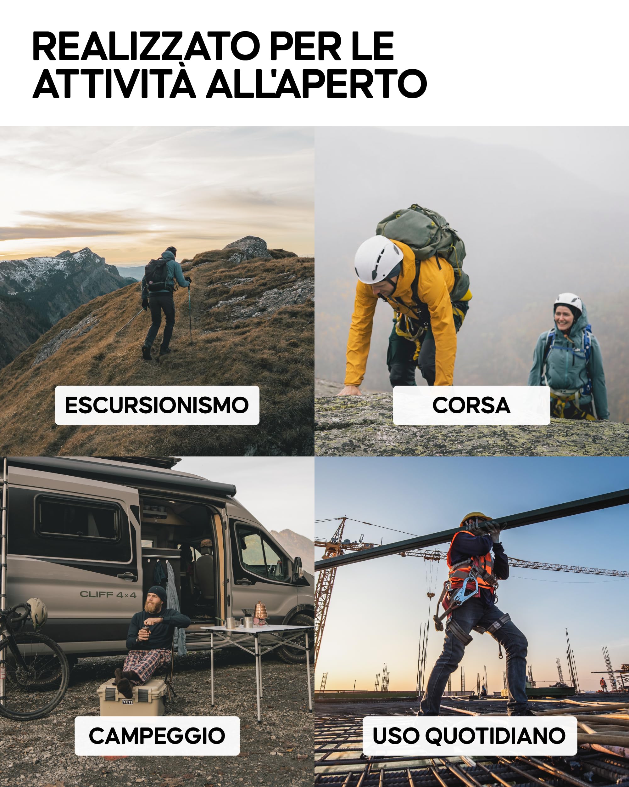 DANISH ENDURANCE Calze Trekking in Lana Merino, Anti-Vesciche, Calzini Escursionismo da Uomo, Donna, Bambino, 3 Paia