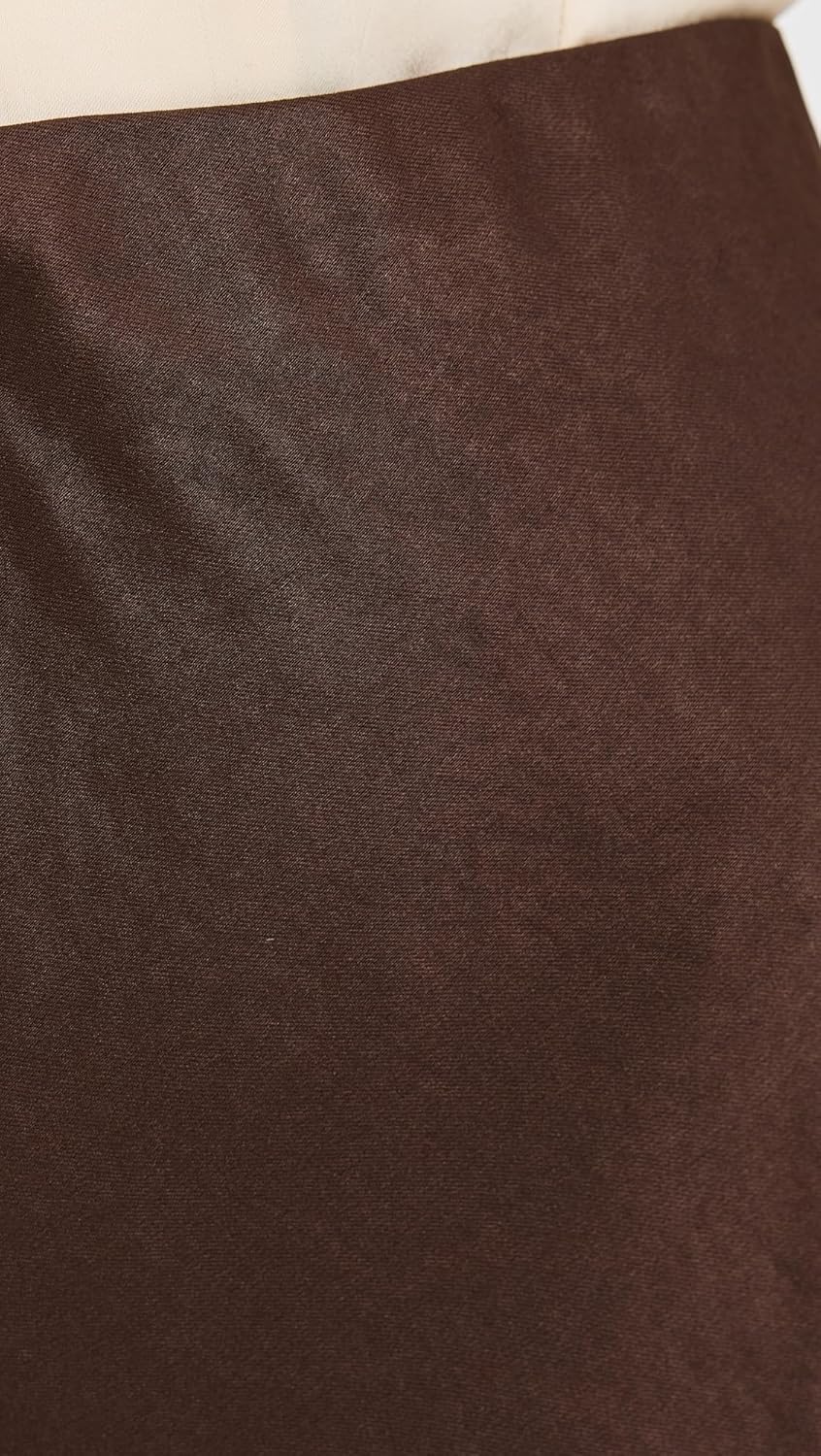 Vince Women's High Waist Fluid Satin Bias Pants - Image 6