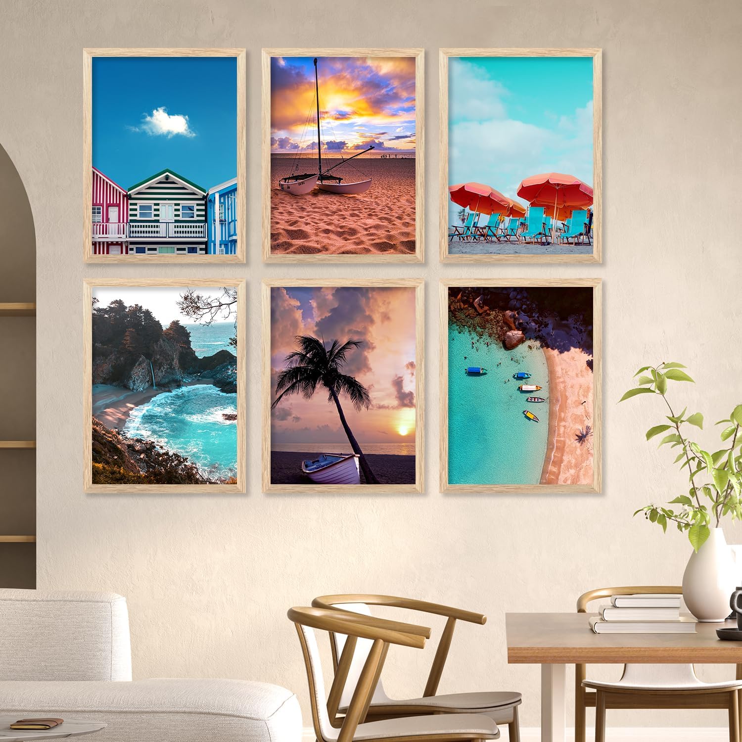 VASL™ Studio Travel Theme Wall Art Frames for Home and Office Decor ...