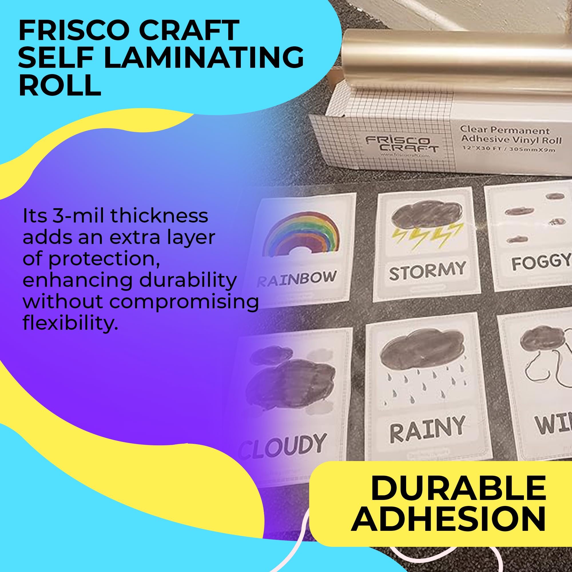 Frisco Craft Rouleaux De Plastification Transparents - Feuilles De