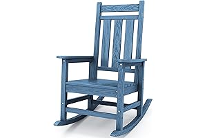 KINGYES Purple Rocking Chair