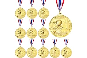 Caydo Basketball Medals for Awarding and Recognizing Kid or Adult Sports Participation