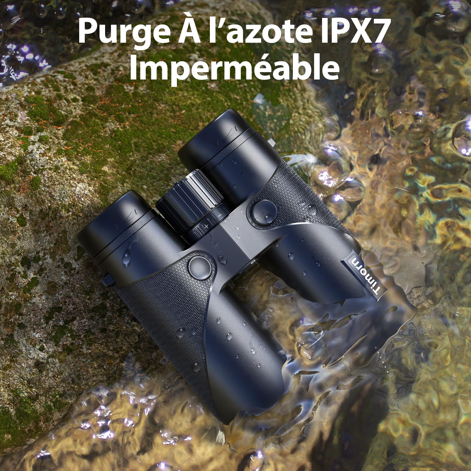 Jumelles Adultes Puissante Astronomiques Etanche: Timorn Jumelles Compactes Puissantes Grand Vue avec Adaptateur Téléphonique Trépied - 8x42 HD Jumelle Observation Oiseaux pour Chasse Randonnee | Lentilles FMC pour une Image Claire et Nette, Large Champ d